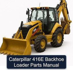 Caterpillar 416E Backhoe Loader Parts Catalog PDF