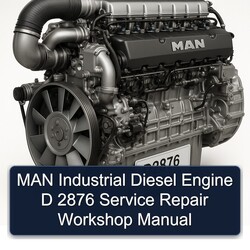 MAN D2876 Industrial Diesel Engine D 2876 Service Repair Workshop Manual PDF