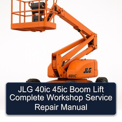 JLG 40IC 45IC Boom Lift Service Repair Workshop Manual PDF