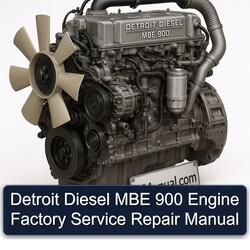 Detroit Diesel MBE 900 Series Engine Service Repair Workshop Manual PDF