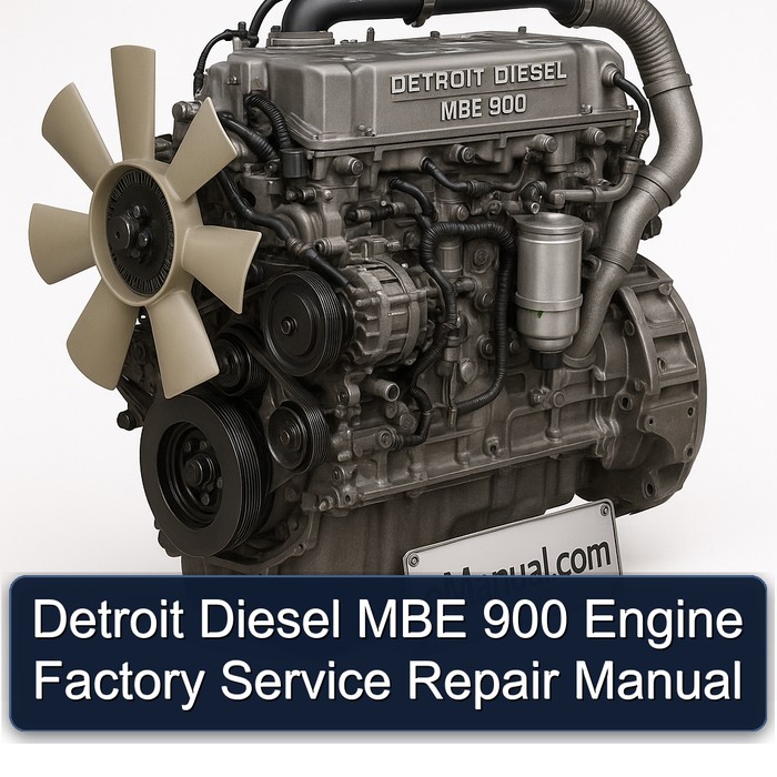 Detroit Diesel MBE 900 Series Engine Service Repair Workshop Manual PDF