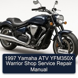 1997 Yamaha Warrior ATV YFM350X Shop Service Repair Workshop Manual PDF