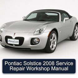 2008 Pontiac Solstice Service Repair Workshop Manual PDF