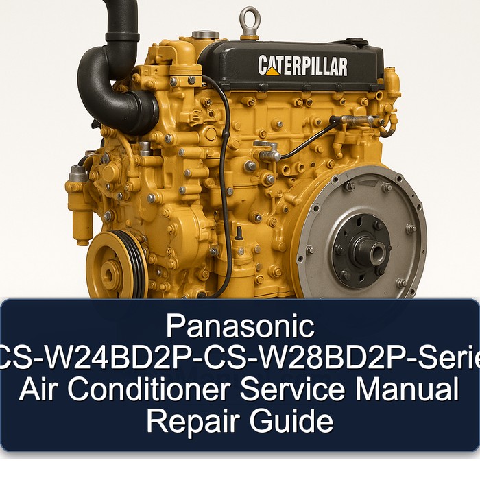 Caterpillar CS 551 CP 553 Panasonic 0-cs-w24bd2p-cs-w28bd2p-series- Air Conditioner Service Repair Workshop Manual PDF