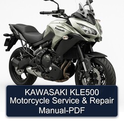 Kawasaki KLE500 Motorcycle Service Repair Workshop Manual PDF