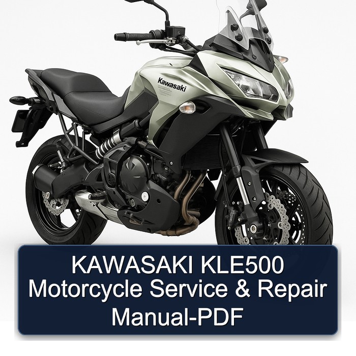 Kawasaki KLE500 Motorcycle Service Repair Workshop Manual PDF