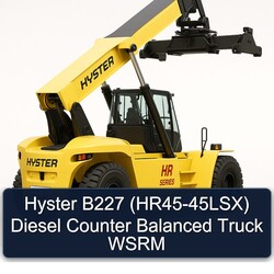 Hyster B227 (HR45-45LSX) Diesel Counter Balanced Truck WSRM