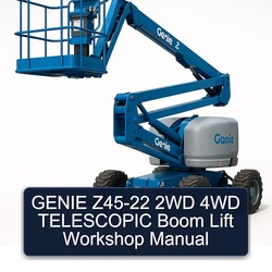 Genie Z45-22 2WD 4WD Telescopic Boom Lift Service Repair Workshop Manual PDF