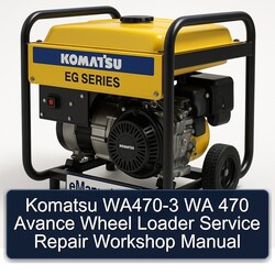 Komatsu WA470-3 WA 470 Avance Wheel Loader Service Repair Workshop Manual PDF