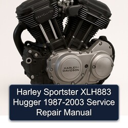 1987-2003 Harley Davidson Sportster XLH883 Hugger Service Repair Workshop Manual PDF
