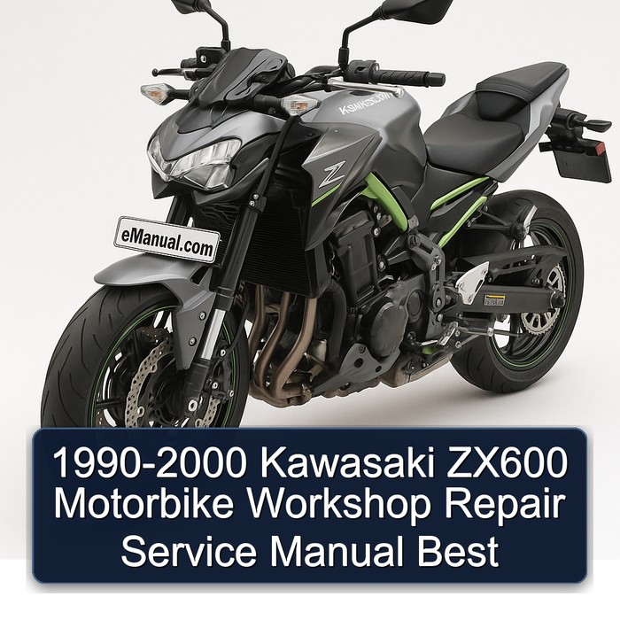 1990-2000 Kawasaki ZX Models ZX600 Motorbike Best Service Repair Workshop Manual PDF