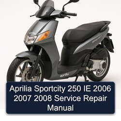 2006-2008 Aprilia Sportcity 250 IE Service Repair Workshop Manual PDF