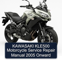 2005 Kawasaki KLE500 Motorcycle Onward Service Repair Workshop Manual PDF