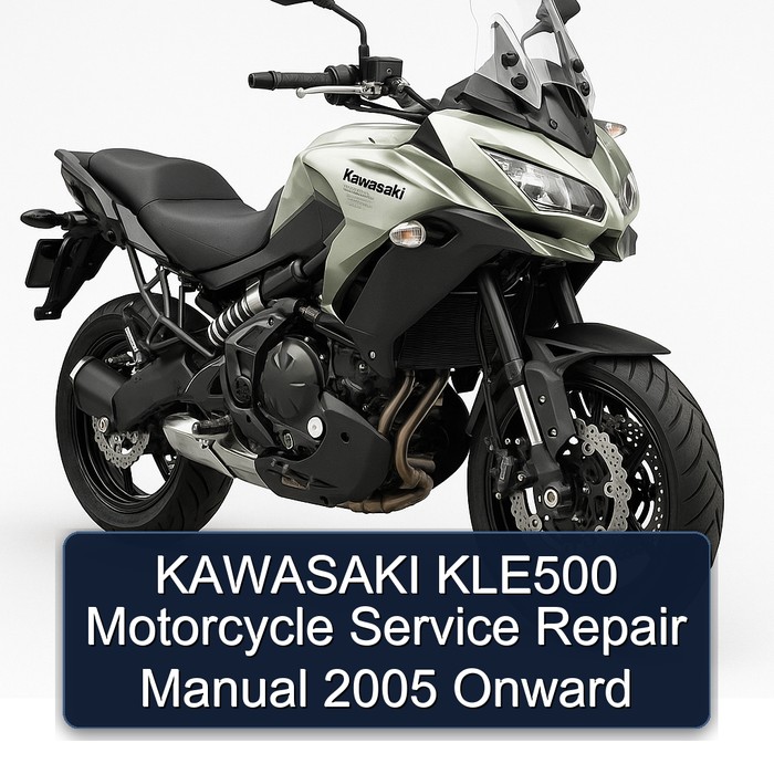 2005 Kawasaki KLE500 Motorcycle Onward Service Repair Workshop Manual PDF