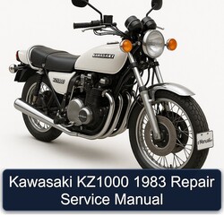 1983 Kawasaki KZ Series KZ1000 Service Repair Workshop Manual PDF