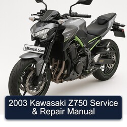 2003 Kawasaki Z Series Z750 Service Repair Workshop Manual PDF