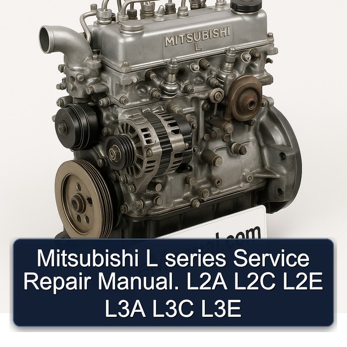 Mitsubishi L Series . L2A L2C L2E L3A L3C L3E Service Repair Workshop Manual PDF