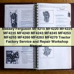 Massey Ferguson MF4215 MF4220 MF4225 MF4235 MF4240 MF4243 MF4245 MF4253 MF4255 MF4260 MF4263 MF4270 Tractor Service Repair Workshop Manual PDF