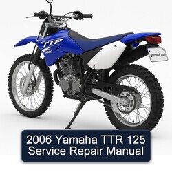 2006 Yamaha TTR Models 125 Service Repair Workshop Manual PDF