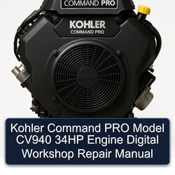 Kohler Command PRO Model CV940 34HP Engine Digital Workshop Repair Manual 