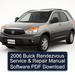 2006 Buick Rendezvous Software Service Repair Workshop Manual PDF