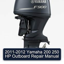 2011-2012 Yamaha 200 250 HP Outboard Service Repair Workshop Manual PDF