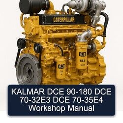 Caterpillar C6.6 Kalmar DCE 90-180 70-32E3 70-35E4 Service Repair Workshop Manual PDF