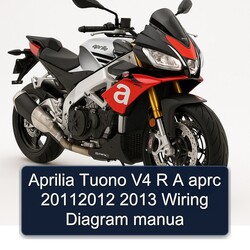 2013 Aprilia Tuono V4 R Aprc 20112012 Manua Electrical Wiring Diagrams PDF