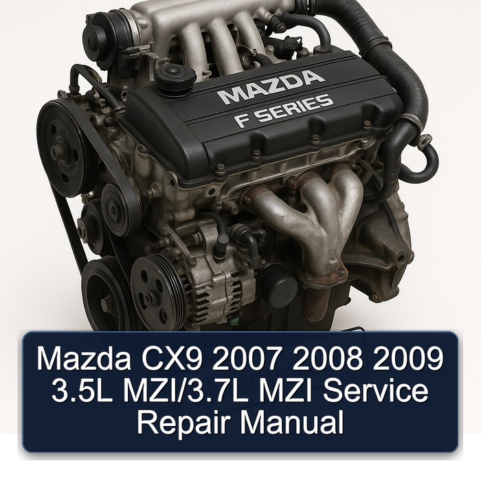 2007-2009 Mazda CX Models CX9 3.5l Mzi/3.7l MZI Service Repair Workshop Manual PDF