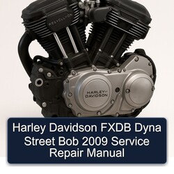 2009 Harley Davidson Servi Car Fxdb Dyna Street Bob Service Repair Workshop Manual PDF