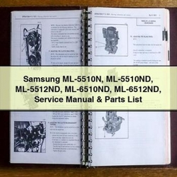 Samsung ML-5510N Ml-5510nd Ml-5512nd Ml-6510nd Ml-6512nd Parts Catalog PDF