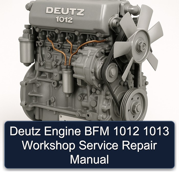 Deutz 1012 Engine BFM 1013 Service Repair Workshop Manual PDF