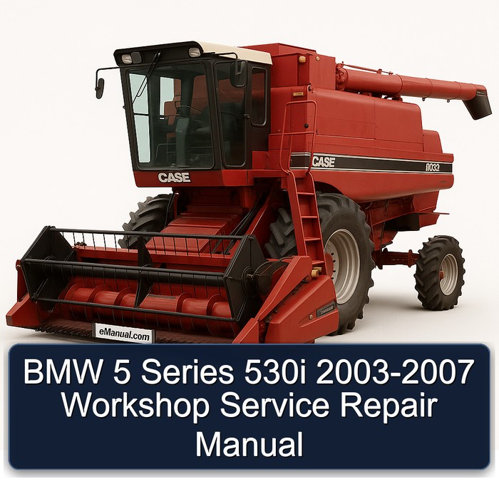 2003-2007 BMW 5 Series 530I Service Repair Workshop Manual PDF