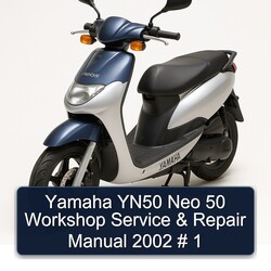2002 Yamaha YN50 Neo Service Repair Workshop Manual PDF