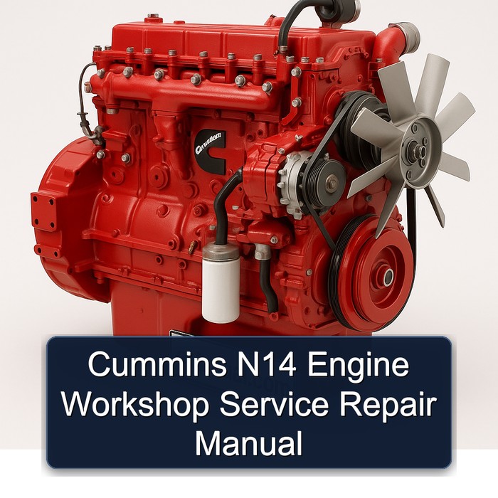 Cummins N Series N14 Engine Service Repair Workshop Manual PDF