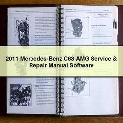 2011 Mercedes Benz C63 AMG Software Service Repair Workshop Manual PDF