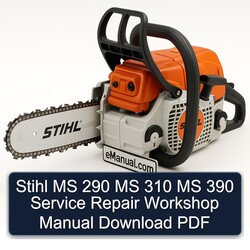 Stihl MS 290 310 390 Service Repair Workshop Manual PDF