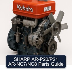 Kubota EL 300 E2 AR Sharp Ar-p20/p21 Ar-nc7/nc8 Parts Service Repair Workshop Manual PDF