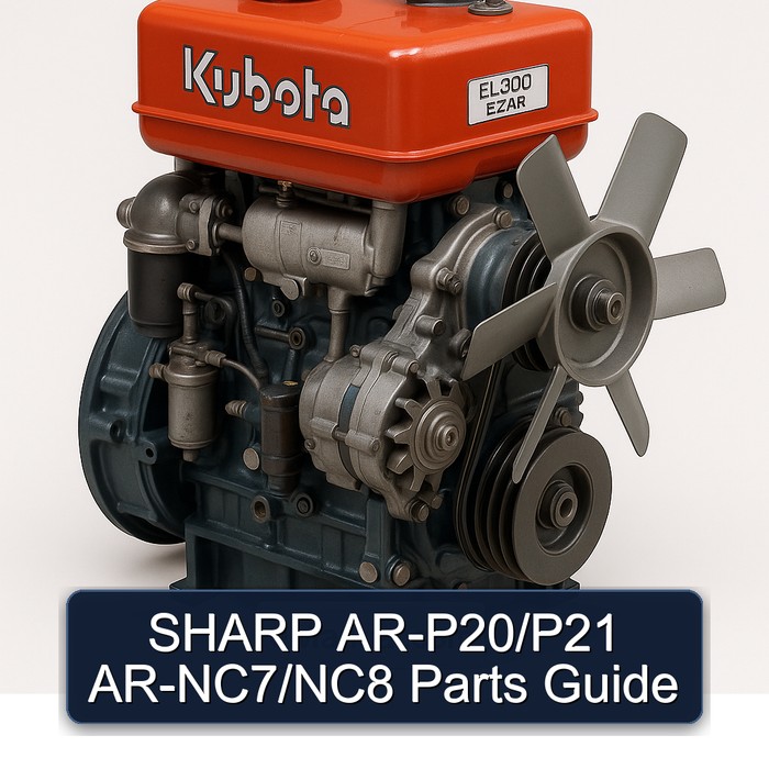 Kubota EL 300 E2 AR Sharp Ar-p20/p21 Ar-nc7/nc8 Parts Service Repair Workshop Manual PDF