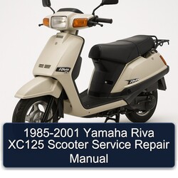 1985-2001 Baotian Yamaha Riva XC125 Scooter Service Repair Workshop Manual PDF