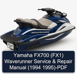 1994-1995 Yamaha FX700 (FX1) Waverunner FX1 Service Repair Workshop Manual PDF