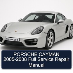 2005-2008 Porsche Cayman Service Repair Workshop Manual PDF