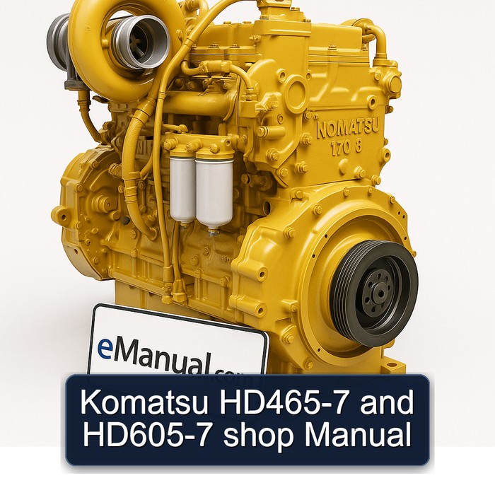 Komatsu 170 3 HD465-7 HD605-7 Shop Service Repair Workshop Manual PDF