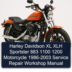 1986-2003 Harley Davidson Sportster XL XLH 883 1100 1200 Motorcycle Service Repair Workshop Manual PDF