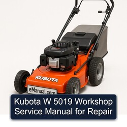 Kubota W 5019 Service Repair Workshop Manual PDF