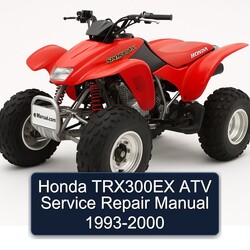 1993-2000 Honda TRX300EX ATV Service Repair Workshop Manual PDF