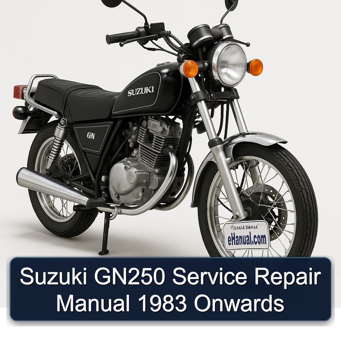 1983 Suzuki GN Series GN250 Onwards Service Repair Workshop Manual PDF