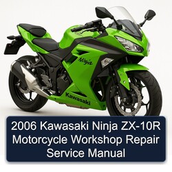 2006 Kawasaki Ninja ZX-10R Motorcycle Service Repair Workshop Manual PDF