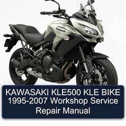 1995-2007 Kawasaki Versys KLE500 KLE Bike Service Repair Workshop Manual PDF