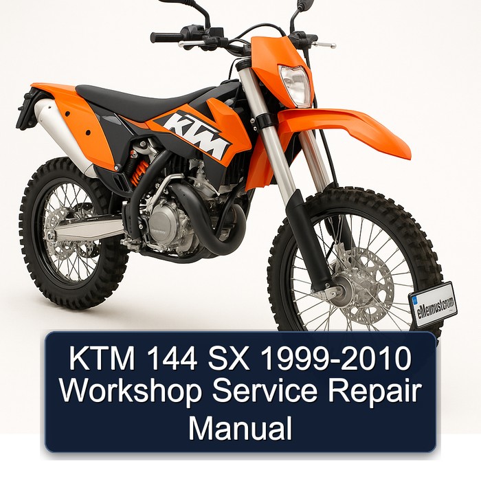 1999-2010 KTM 144 SX Service Repair Workshop Manual PDF